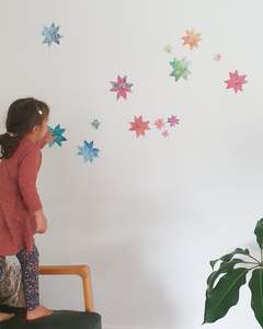 Aho Pepi: Matariki Whetū (Star), Wall Decals