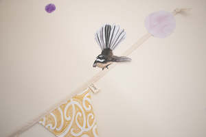 Aho Pepi: Pīwakawaka Wall Decal Set