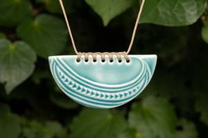 Te Moana Nui a Kiwa Whakakai (Pendant), Pukaki Teal PREORDER