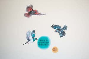 Manu + Whakataukī Wall Decal Set