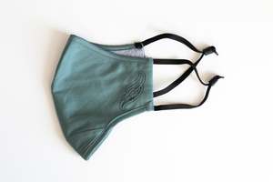 Aho Iti: Face Mask - Ocean Green