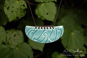 Puhoro: Puhoro Whakakai (Pendant), Turquoise PREORDER