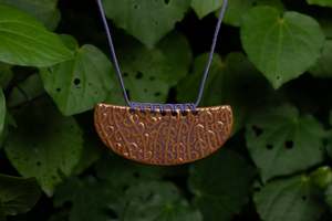 Aho Uku: Mangopare Whakakai (Pendant), One Off Brown/purple