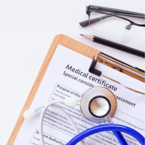 Medical certificate consultation