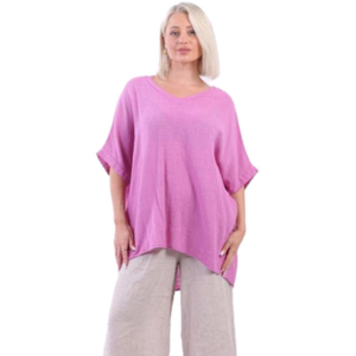 BEAU Kellie Cotton Tie Top Flamingo