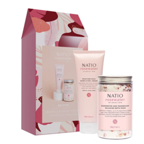 NATIO Rosewater Gift Set Beloved 2pc