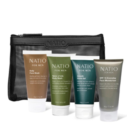 Beauty Natio Cosmetics Skincare: NATIO MEN Gift Set Essentials 5pc