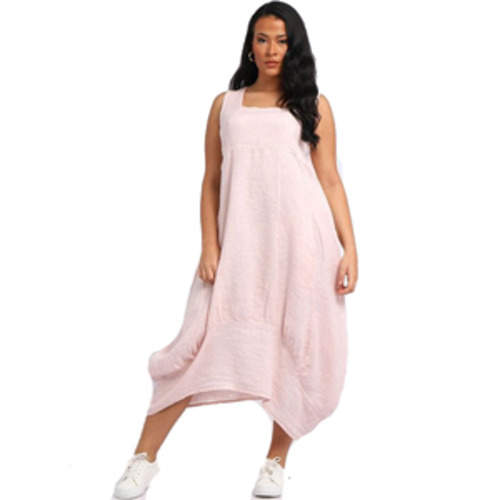 Gifts Accessories: BEAU Gabriella Linen Dress Light Pink