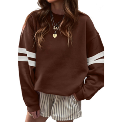 BEAU Varsity Sweater Chocolate Sml