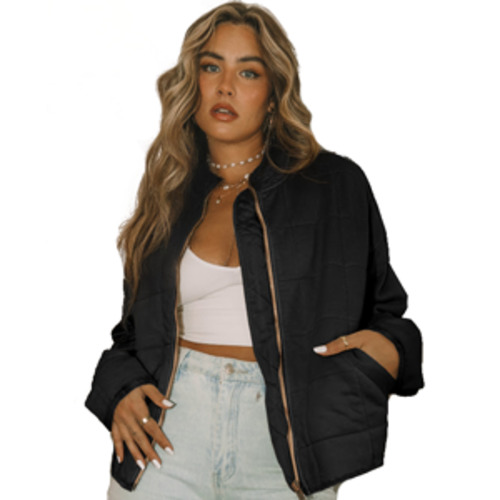 Gifts Accessories: BEAU Blake Quilted Jacket Black