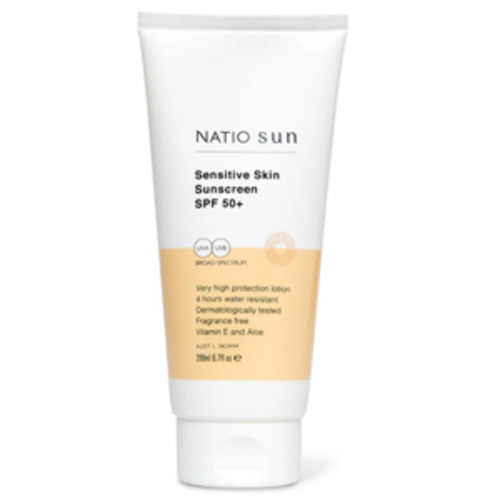 NATIO Sun Sensitive Skin Sunscreen SPF50+ 200ml