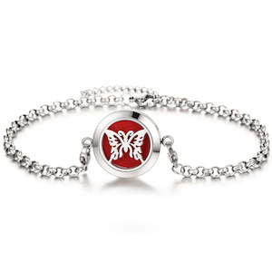 Butterfly - Aromatherapy Diffuser Chain Bracelet / Essential Oil Diffuser