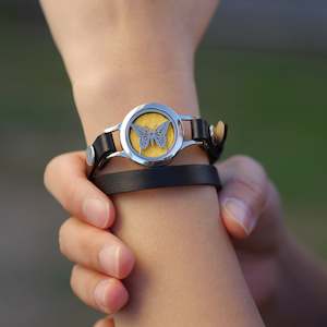 Butterfly - Genuine Leather Strap Diffuser Bracelet