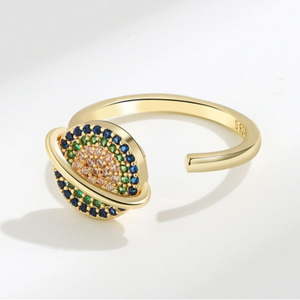 Sapphire Fidget Ring