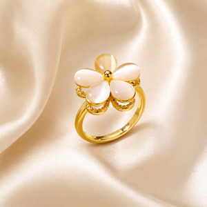 All: Golden Bloom Fidget Ring
