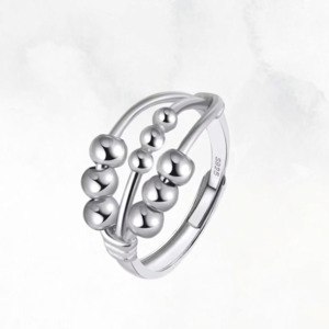 All: Sterling Silver Orbit Fidget Ring