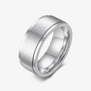 Silver Band Fidget Ring