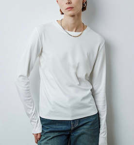 SISLEY Round Neck Long Sleeve T-Shirt