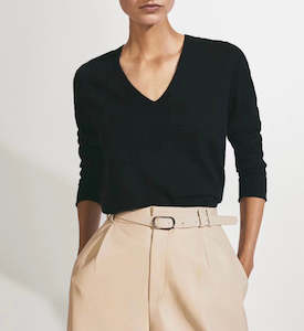 Merino Wool Cashmere: Clara Seamless Cashmere Knit Sweater