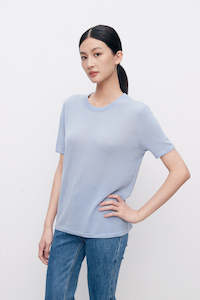 Merino Wool Cashmere: Florence Air Wool Tee