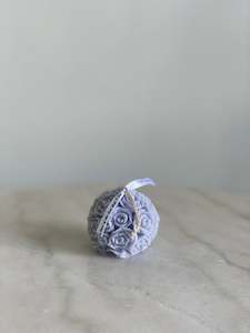 Scented Candles: Roses Lavender Flowers Scene Candle