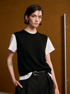 New Zealand Rare Luxe Fibers: New Zealand Red Deer Cashmere Vest