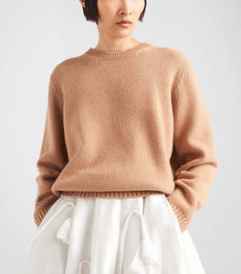 Merino Wool Cashmere: RAD Wool-Cashmere Round Neck Sweater