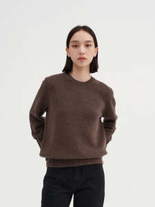 Merino Wool Cashmere: Rad Premier Cashmere Merino Wool Round Neck Sweater