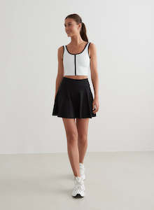 SKIRT/SKORT: BLACK SENSE SKORT