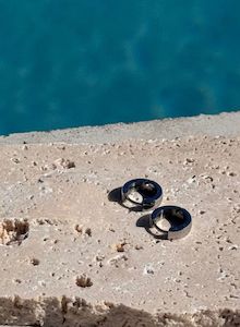 SILVER WATERPROOF HOOP EARRINGS