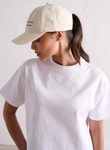 SHORT SLEEVE: White Boxy T-shirt