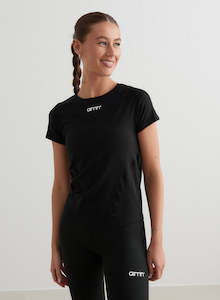 T Shirts: Black Soft Basic Short Sleeve