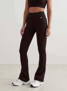 Sale Tights: Cacao Ribbed Seamless Flare Tights