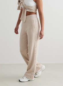 Studio: Café Au Lait Comfy Modal Buttoned Pants