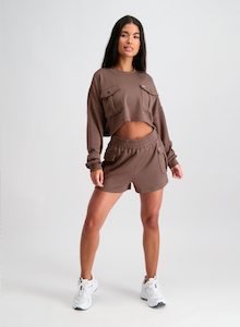 Studio: Macchiato Comfy Cargo Shorts