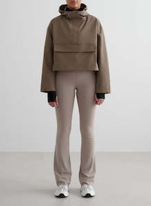 New Arrivals: Nougat Cropped Waterproof Anorak