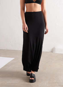Tennis Skirts: Black Sheer Tech Skirt