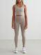 Dark Clay Sense Tights & Bralette Set