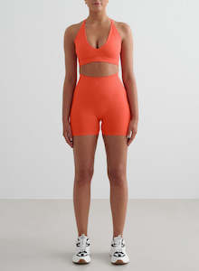 Tangerine Shape Seamless Hotpants & Cross Back Bra Set