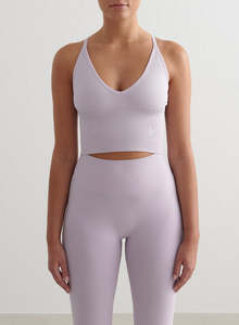 Products: Pale Lavender Shape Seamless Cross Back Bralette