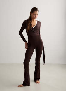 Chocolate Sense Flare Tights