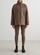 Nougat Oversized Quilted Jacket