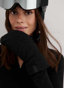 Products: Black Polar Fleece Mittens