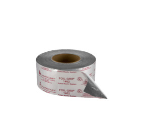 Butyl AFG-1402 Mastic Duct Sealant Silver Foil Grip Tape - 48mm x 30.5m