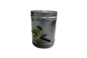 Hvac Installation: Flat Take Off 90 Degree - Pregalvanised Metal with Damper