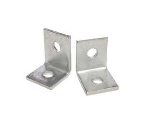 90° 2 Hole Metal Framing Angle Bracket - HDG  (Hot Dipped Galvanised)