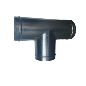 Ventilation Air Diffusion: Spiral Duct, Tee Equal, 90 Degree - Pregalvanised Metal