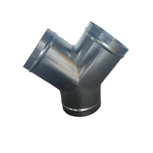 Ventilation Air Diffusion: Spiral Duct, Y Branch Equal - Pregalvanised Metal
