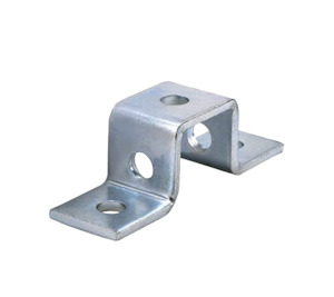 U-Shaped 5 Hole Bracket for 41mm x 41mm - HDG (Hot Dipped Galvanised)