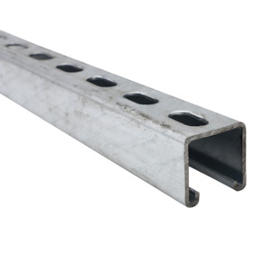 Strut - Slotted, HDG (Hot Dipped Galvanised) *Commonly known as P1000T Strut Profile*